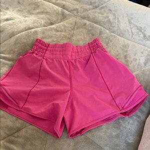 lululemon athletica Vibrant Pink Athletic Shorts